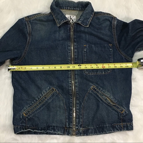 Calvin Klein Denim Jean Jacket Medium - Picture 7 of 8